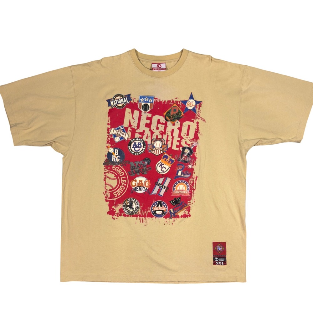 Negro Leagues‎ Baseball Museum T-Shirt 2XL Vintage Style Graphic Crossover Inc